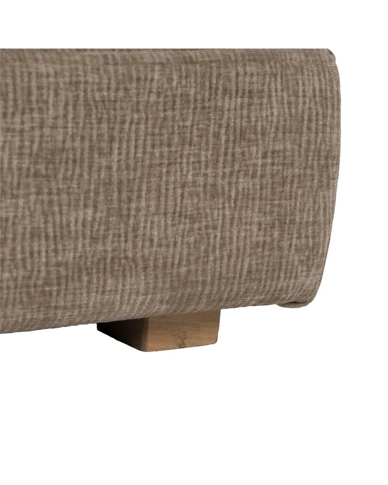 SOFÁ BEIGE TEJIDO-MADERA SALÓN 89 X 101 X 71 CM