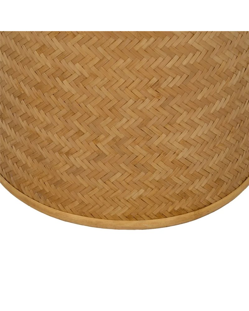 S/2 PUF NATURAL RATÁN SALÓN 40 X 40 X 46 CM