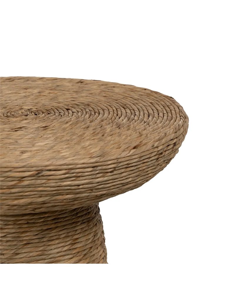 MESA AUXILIAR NATURAL CUERDA SALÓN 41 X 41 X 51 CM