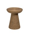 MESA AUXILIAR NATURAL CUERDA SALÓN 49 X 49 X 58 CM