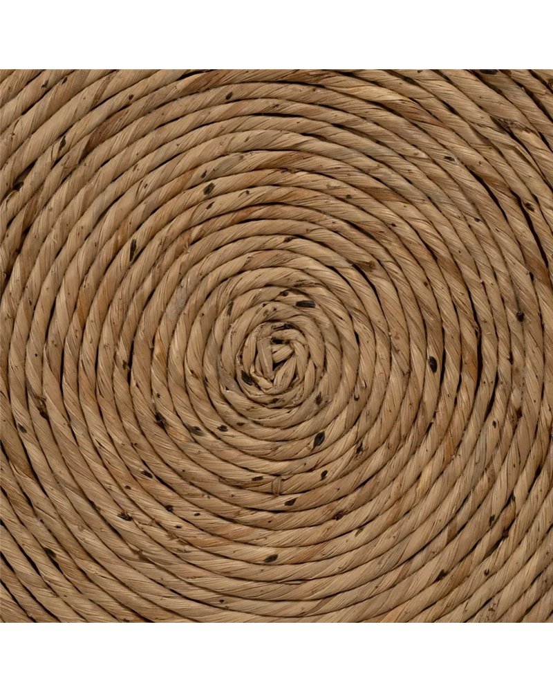 MESA AUXILIAR NATURAL CUERDA SALÓN 49 X 49 X 58 CM