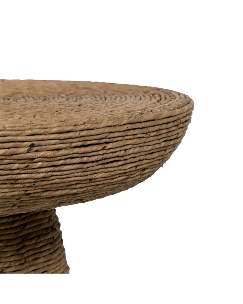 MESA AUXILIAR NATURAL CUERDA SALÓN 49 X 49 X 58 CM