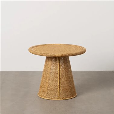 MESA AUXILIAR NATURAL BAMBÚ SALÓN 59 X 59 X 49,50 CM