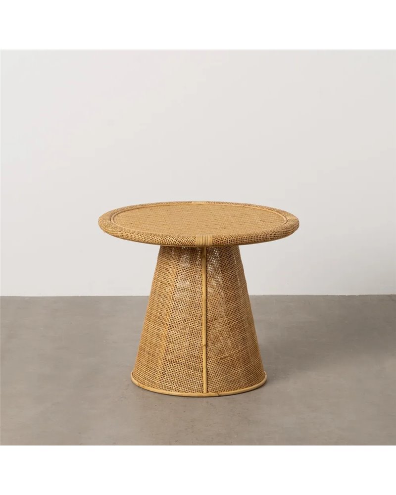 MESA AUXILIAR NATURAL BAMBÚ SALÓN 59 X 59 X 49,50 CM