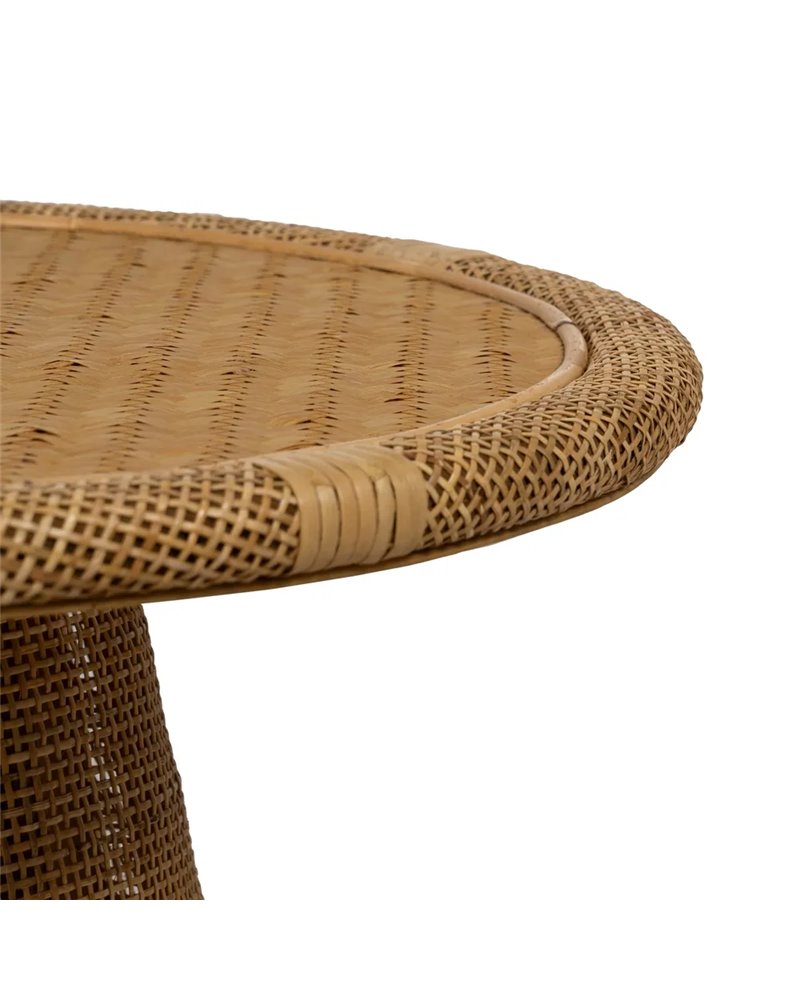 MESA AUXILIAR NATURAL BAMBÚ SALÓN 59 X 59 X 49,50 CM
