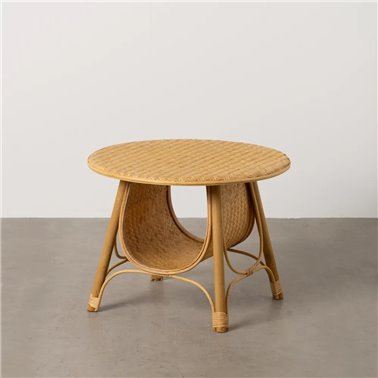 MESA CENTRO NATURAL BAMBÚ SALÓN 61 X 61 X 46 CM