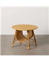 MESA CENTRO NATURAL BAMBÚ SALÓN 61 X 61 X 46 CM