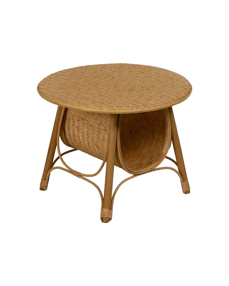 MESA CENTRO NATURAL BAMBÚ SALÓN 61 X 61 X 46 CM