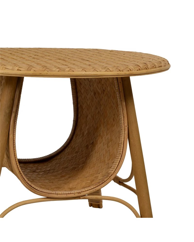 MESA CENTRO NATURAL BAMBÚ SALÓN 61 X 61 X 46 CM