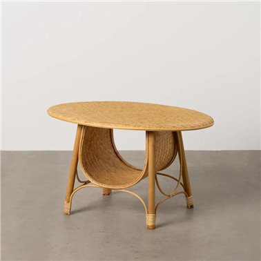 MESA CENTRO NATURAL BAMBÚ SALÓN 81 X 51 X 47,50 CM