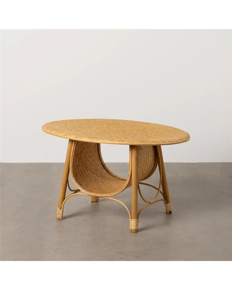 MESA CENTRO NATURAL BAMBÚ SALÓN 81 X 51 X 47,50 CM