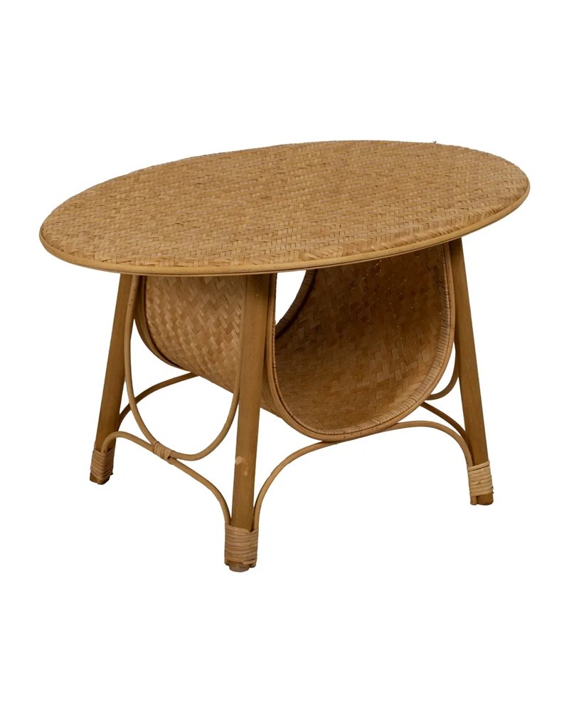 MESA CENTRO NATURAL BAMBÚ SALÓN 81 X 51 X 47,50 CM