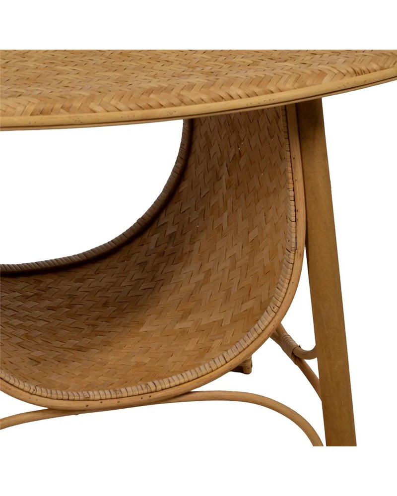 MESA CENTRO NATURAL BAMBÚ SALÓN 81 X 51 X 47,50 CM