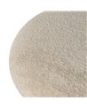PUF BEIGE TEJIDO SALÓN 41 X 41 X 43 CM