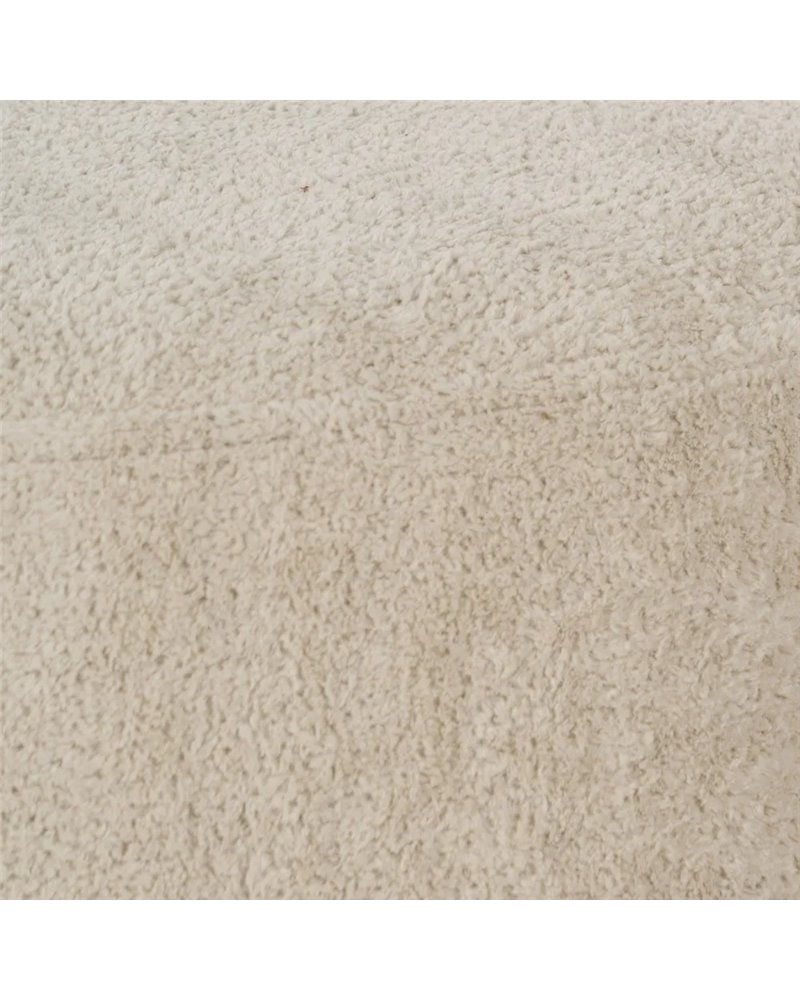 PUF BEIGE TEJIDO SALÓN 60 X 60 X 33 CM