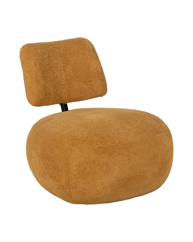 SILLÓN MOSTAZA TEJIDO SALÓN 67 X 73 X 67 CM