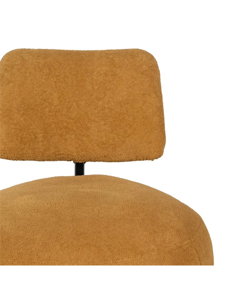 SILLÓN MOSTAZA TEJIDO SALÓN 67 X 73 X 67 CM