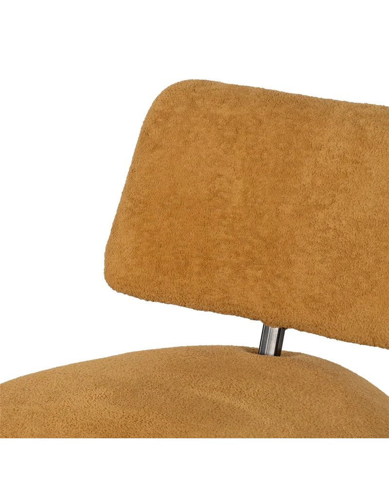 SILLÓN MOSTAZA TEJIDO SALÓN 67 X 73 X 67 CM