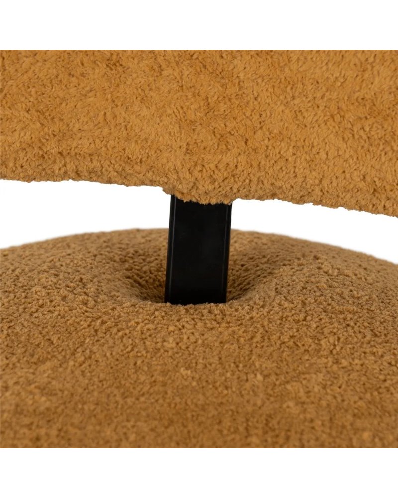SILLÓN MOSTAZA TEJIDO SALÓN 67 X 73 X 67 CM