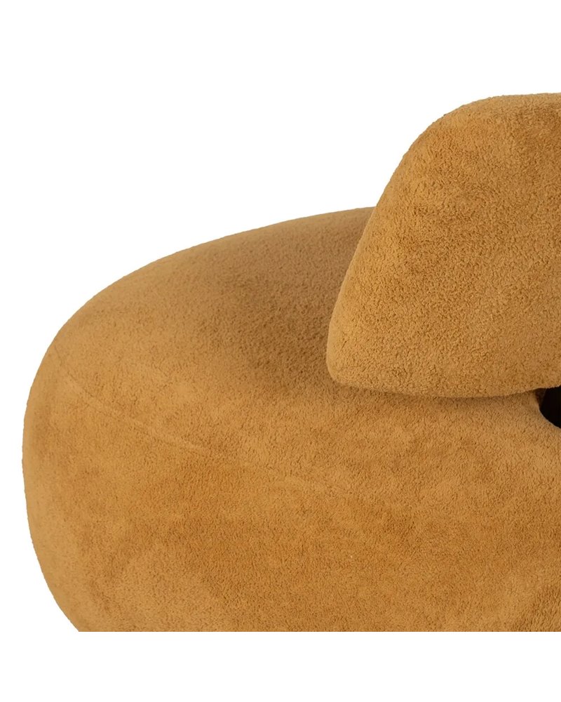 SILLÓN MOSTAZA TEJIDO SALÓN 67 X 73 X 67 CM