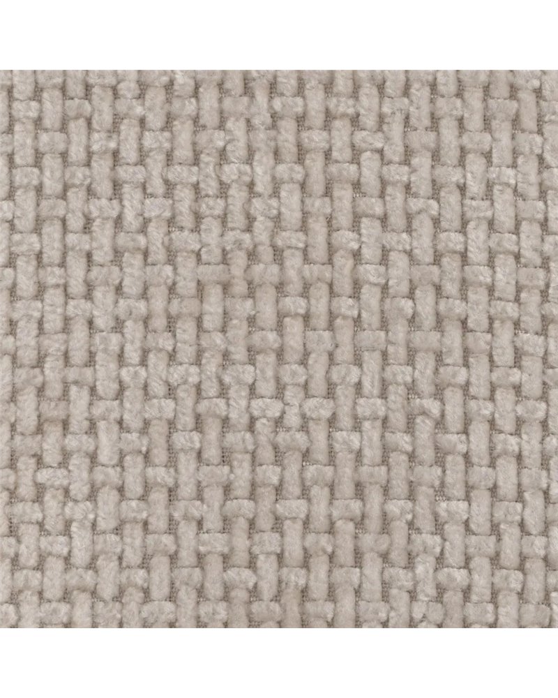 PUF BEIGE TEJIDO SALÓN 53 X 41 X 38 CM