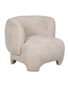 SILLÓN BEIGE TEJIDO SALÓN 80 X 80 X 71 CM