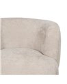 SILLÓN BEIGE TEJIDO SALÓN 80 X 80 X 71 CM