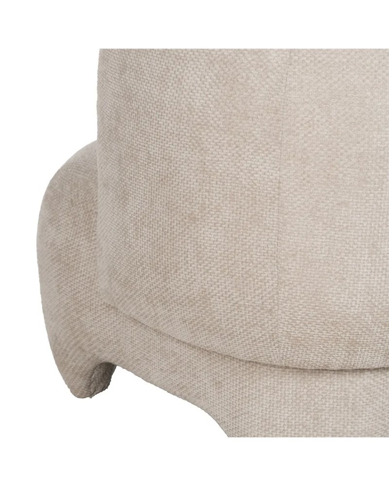 SILLÓN BEIGE TEJIDO SALÓN 80 X 80 X 71 CM