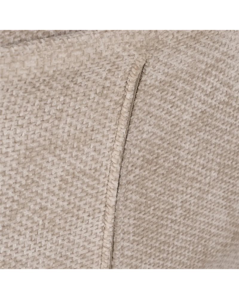 SILLÓN GIRATORIO BEIGE TEJIDO-METAL 65 X 98 X 93 CM