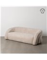 SOFÁ BEIGE TEJIDO SALÓN 200 X 89 X 61 CM