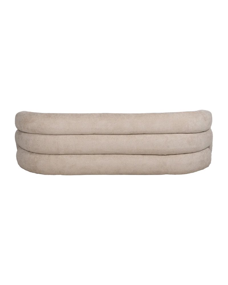 SOFÁ BEIGE TEJIDO SALÓN 200 X 89 X 61 CM