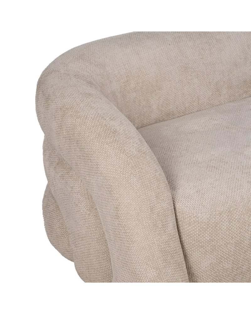SOFÁ BEIGE TEJIDO SALÓN 200 X 89 X 61 CM
