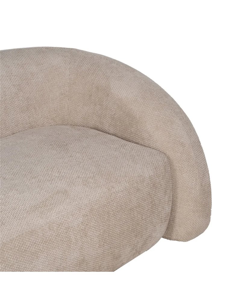 SOFÁ BEIGE TEJIDO SALÓN 200 X 89 X 61 CM