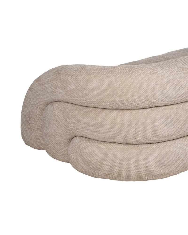 SOFÁ BEIGE TEJIDO SALÓN 200 X 89 X 61 CM