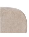 PUF BEIGE TEJIDO SALÓN 66 X 87 X 39 CM