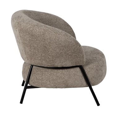 SILLÓN BEIGE TEJIDO-METAL...