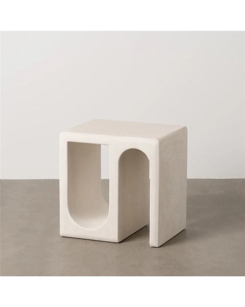 MESA AUXILIAR BLANCO DM 48 X 37 X 49 CM