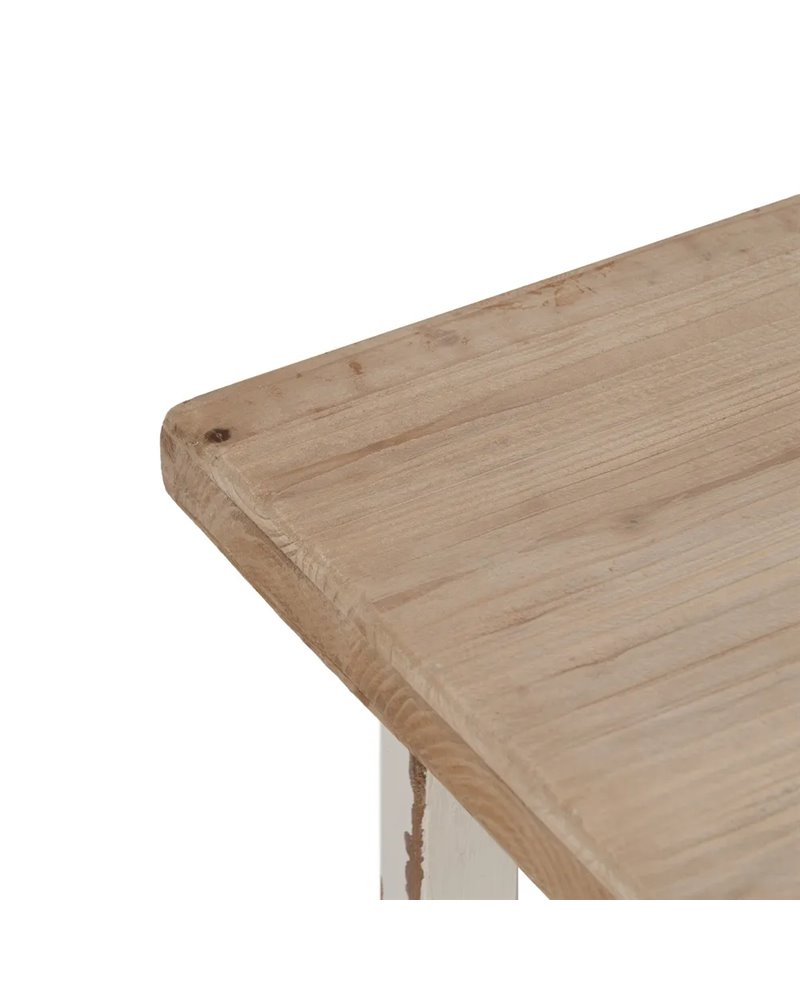 MESA CENTRO NATURAL-BLANCO 120 X 60 X 48 CM