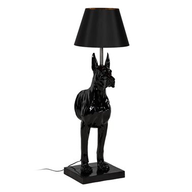 LÁMPARA PERRO NEGRO...