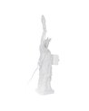 LÁMPARA MESA ESTATUA BLANCO RESINA 18,50 X 17 X 57 CM