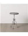 MESITA GRIS METAL 45,50 X 45,50 X 73,50 CM