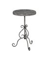 MESITA GRIS METAL 45,50 X 45,50 X 73,50 CM