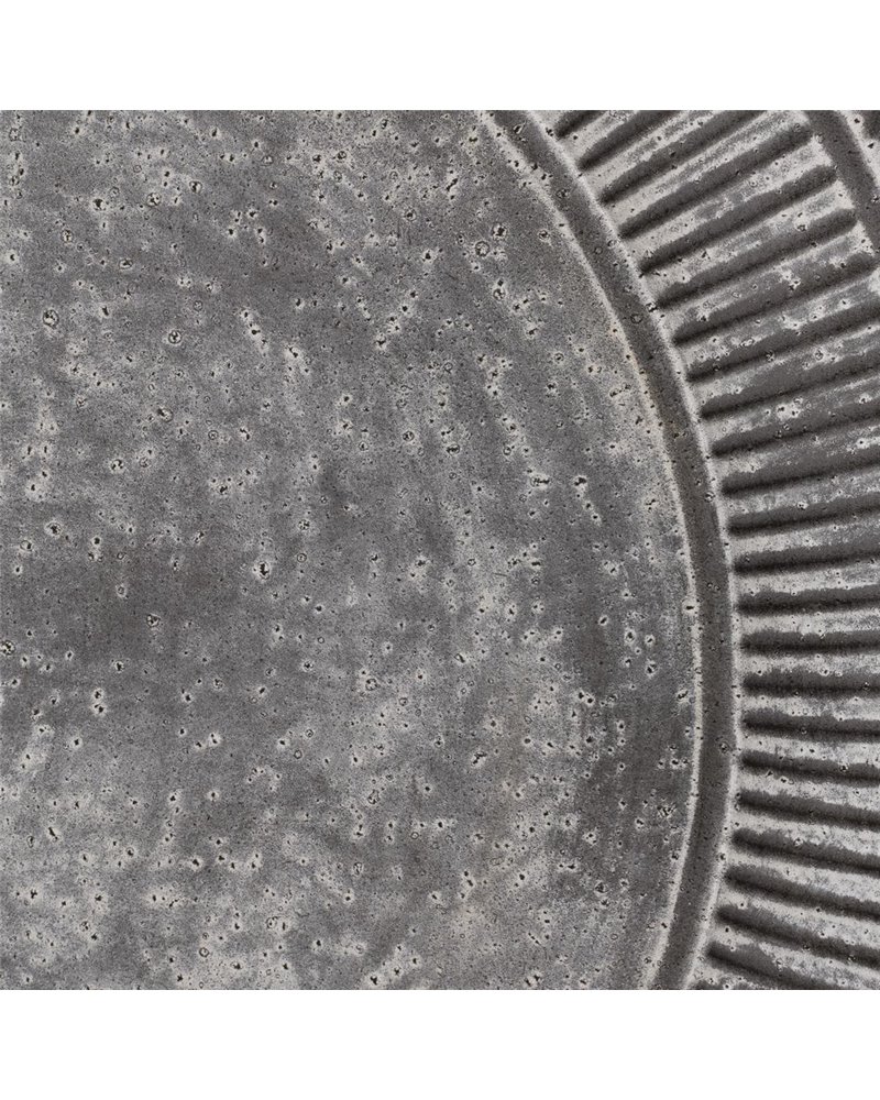 MESITA GRIS METAL 45,50 X 45,50 X 73,50 CM