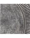 MESITA GRIS METAL 45,50 X 45,50 X 73,50 CM
