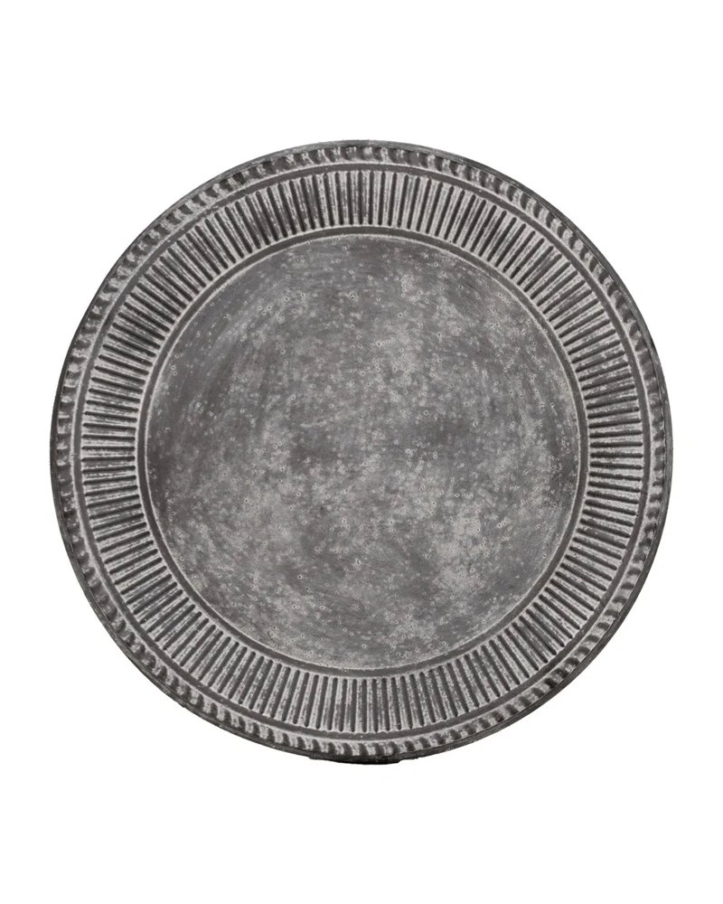 MESITA GRIS METAL 45,50 X 45,50 X 73,50 CM
