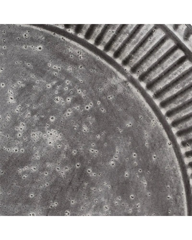 MESITA GRIS METAL 36 X 36 X 61 CM