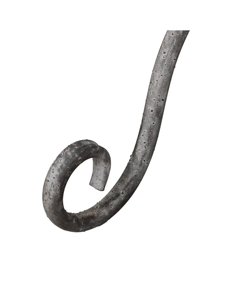 MESITA GRIS METAL 36 X 36 X 61 CM