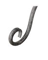 MESITA GRIS METAL 36 X 36 X 61 CM