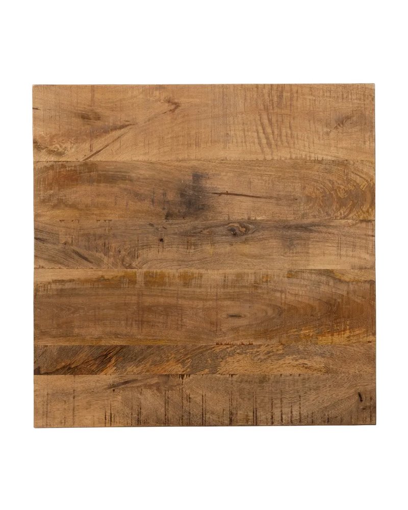TABLERO MESA NATURAL MADERA DE MANGO 60 X 60 X 3 CM