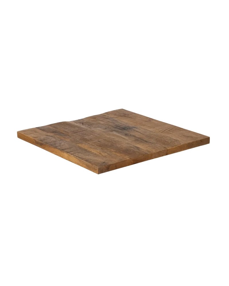 TABLERO MESA NATURAL MADERA DE MANGO 60 X 60 X 3 CM